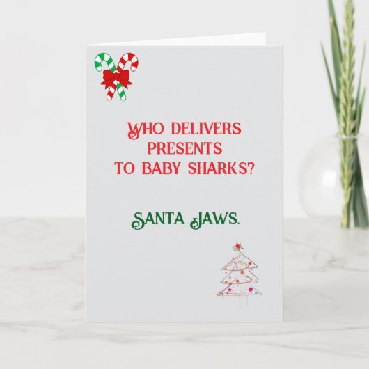 Grappige Joke ontwierp kerst Kaart (Voorkant)