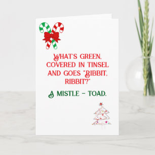 Grappige Joke ontwierp kerst Kaart