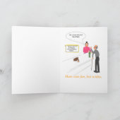 Grappige Joke Verjaardagskaart Voeg voornaam toe Kaart (Binnen)