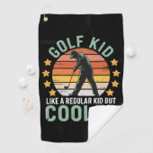 Grappige jonge golfer en golfliefhebber cadeau voo golfhanddoek (Insitu)