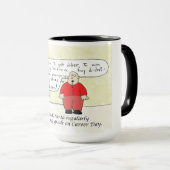 Grappige jonge kerstman Mok (Voorkant rechts)