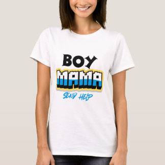 Grappige jongen mama shirt