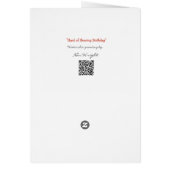 Grappige jongens en meisjes humoristische verjaard (Achterkant)