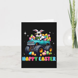 Grappige Jongens Happy Easter Monster Truck Easter Kaart