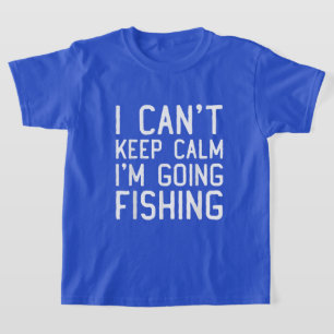 Grappige jongens houden kalme woordkunst t-shirt