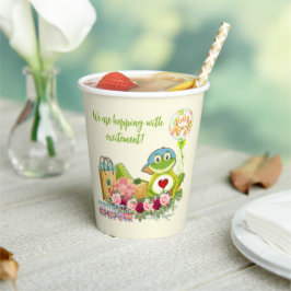 Grappige Jongens Kikker Baby Shower Papieren Beker