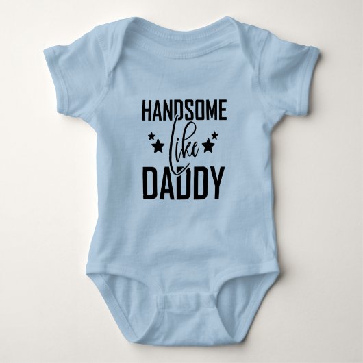 Grappige jongens knappe papa romper (Voorkant)