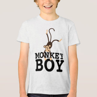 GRAPPIGE JONGENS T-SHIRTS, MONKEY BOY Tri-Blend SHIRT