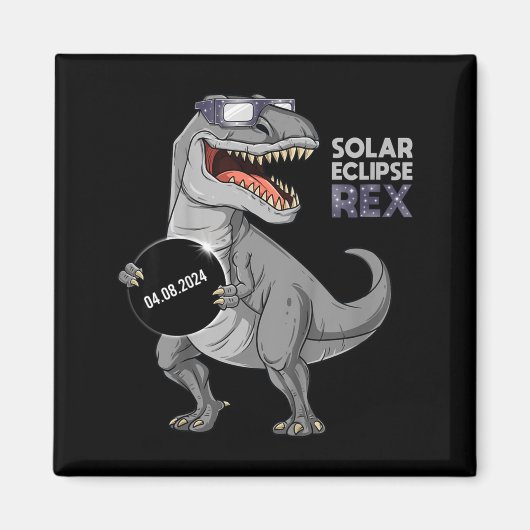 Grappige jongens Zonsverduistering Rex 04 08 Magneet (Voorkant)