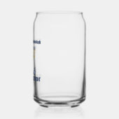 Grappige Joodse anti Trump politieke Chanoeka Blikvorm Glas (Links)