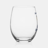 Grappige Joodse anti Trump politieke Chanoeka Wijnglas Zonder Voet (Rechts)