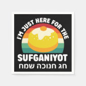 Grappige joodse feestdag viering Hebreeuws Chanoek Servet (Voorkant)