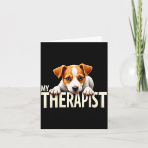 Grappige Jrt Puppy Mijn Therast Jack Russell Terri Kaart