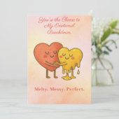 Grappige Jubileum Kaart: Jij bent mijn kaas Kaart (Staand voorkant)