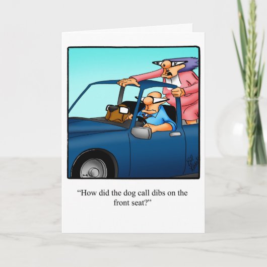 Grappige jubileumhumor kaart voor hen (Voorkant)