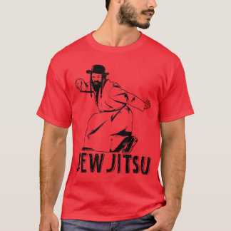 Grappige Jude Jood Jitsu Rabbi Hora Dans Jiu Jitsu T-shirt