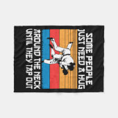 Grappige Judo Jiu Jitsu Vechtkunst Humor Fleece Deken (Voorkant (Horizontaal))