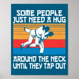 Grappige Judo Jiu Jitsu Vechtkunst Humor Poster