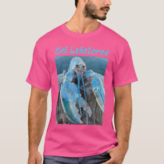 Grappige Jumpscare Kreeft Meme Blauwe Schaaldier r T-shirt