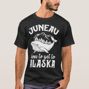 Grappige Juneau Alaska Joke Pun Cruise Familie Vak T-shirt