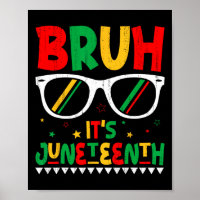Grappige Juneteenth Jongens Meisjes Kinderen Bruh