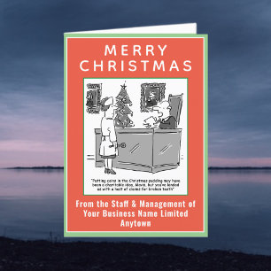 Grappige Juridische en Wet Kerst Kaart met QR Code