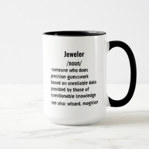 Grappige Juwelier Definitie geschenken voor mannen Mok