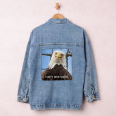 Grappige Kaal Kop Arend Je Bent Gemoderniseerd Denim Jacket (Hangar)
