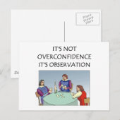 grappige kaart (Voorkant / Achterkant)