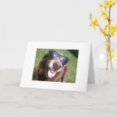 grappige kaart (Gele Bloem)