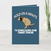 Grappige kaart Ik download meningen van beroemdhed (Voorkant)