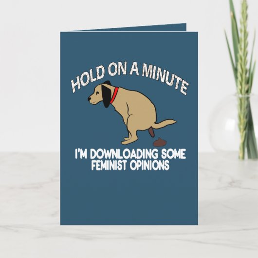 Grappige kaart Ik download meningen van beroemdhed (Voorkant)