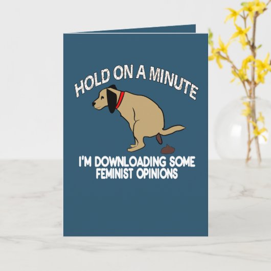 Grappige kaart Ik download meningen van beroemdhed (Gele Bloem)