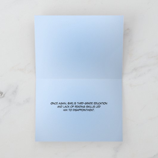 Grappige kaart - Katoenen hakgaten (Binnen)