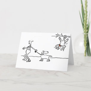 Grappige kaart met dieren