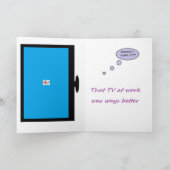 Grappige kaart op pensionering en overtolligheid (Binnen)