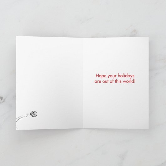 Grappige Kaart van de Vakantie van de Maan van (Binnen)