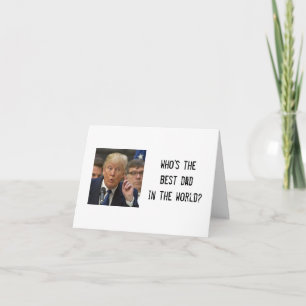 Grappige Kaart van Trump Vaderdag