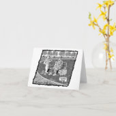 Grappige kaart voor daklozen (Gele Bloem)