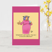 Grappige Kaart voor haar :Spectickles" (Gele Bloem)