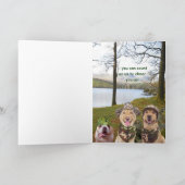 Grappige kaart voor jager of militair van vrienden (Binnen)