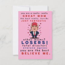 Grappige kaart voor moeder van dochter, zoon, Kind