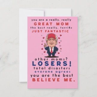 Grappige kaart voor moeder van dochter, zoon, Kind