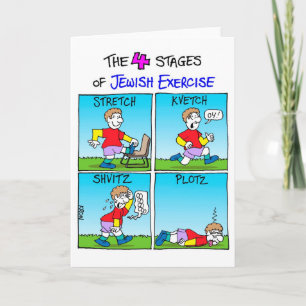 Grappige kaart voor Rosh Hashanah - Joodse