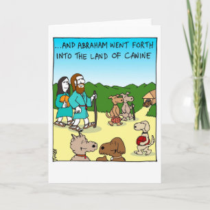 Grappige kaart voor Rosh Hashanah - Land van Canin