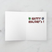 Grappige Kaarten: privacy graag Feestdagen Kaart (Binnen)