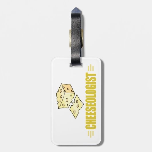 Grappige Kaas Bagagelabel (Achterkant verticaal)
