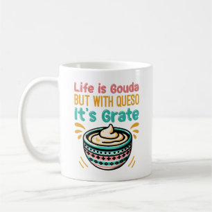 Grappige Kaas Gouda Queso Eten Grappenmakerij Koffiemok