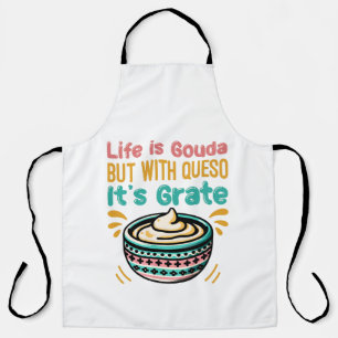 Grappige Kaas Gouda Queso Eten Grappenmakerij Schort
