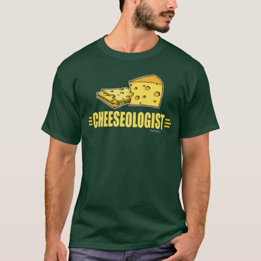 Grappige Kaas KASEOLOOG T-shirt (Voorkant)